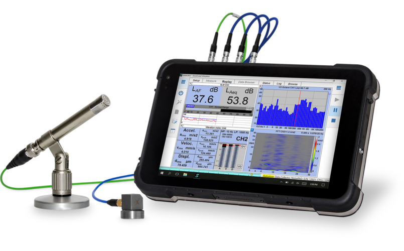 NoisePad noise and vibration measurement system